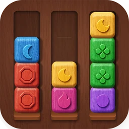 Symbol von Wood Sort - Color Puzzle Game